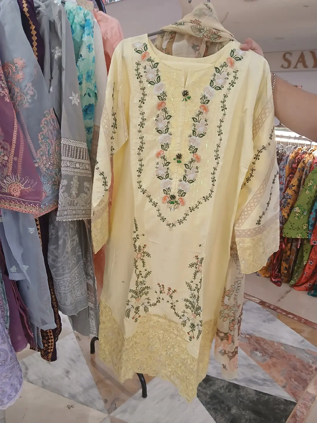 Embroidered lawn Dresses